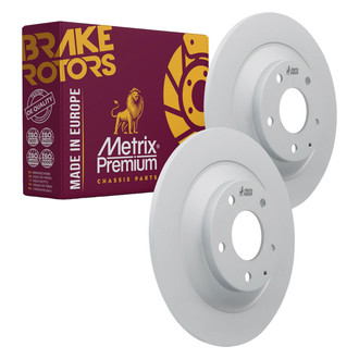 Metrix Premium Chassis Parts® - 1-Piece Plain Disc Brake Rotors