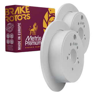 Metrix Premium Chassis Parts® - 1-Piece Plain Disc Brake Rotors