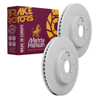 Metrix Premium Chassis Parts® - Vented Front Brake Rotors