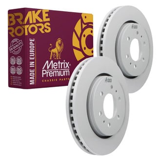 Metrix Premium Chassis Parts® - 1-Piece Plain Disc Brake Rotors