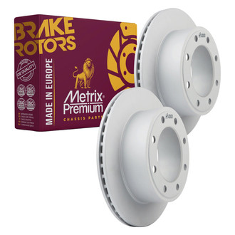 Metrix Premium Chassis Parts® - Vented Rear Brake Rotors
