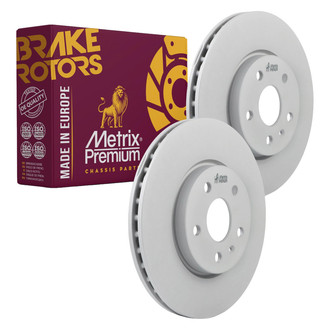 Metrix Premium Chassis Parts® - 1-Piece Plain Disc Brake Rotors