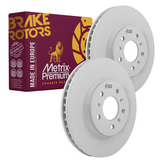 Metrix Premium Chassis Parts® - 1-Piece Plain Disc Brake Rotors