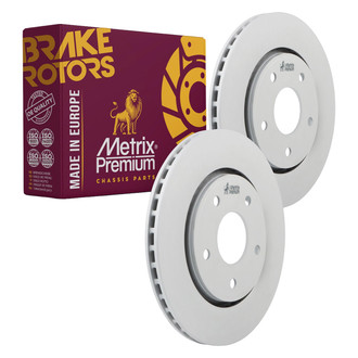 Metrix Premium Chassis Parts® - 1-Piece Plain Disc Brake Rotors