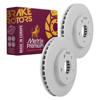 Metrix Premium Chassis Parts® - Vented Front Brake Rotors