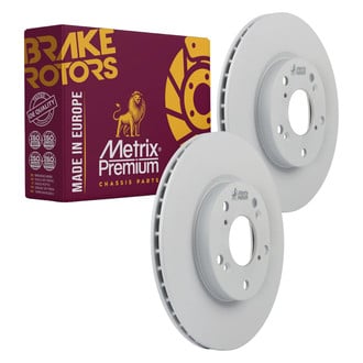 Metrix Premium Chassis Parts® - Vented Front Brake Rotors
