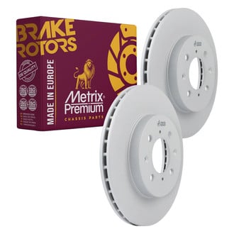 Metrix Premium Chassis Parts® - Vented Front Brake Rotors