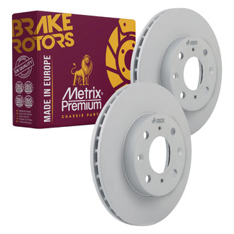 Metrix Premium Chassis Parts® - Vented Front Brake Rotors