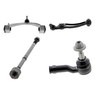 Mevotech® - Supreme™ Front Driver Side Lower and Upper Control Arm with Ball Joint and Tie Rod End Kit
