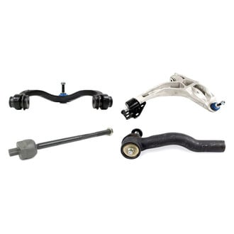 Mevotech® - Supreme™ Front Driver Side Lower and Upper Control Arm with Ball Joint and Tie Rod End Kit
