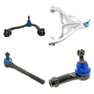 Mevotech® - Supreme™ Front Driver Side Lower and Upper Control Arm with Ball Joint and Tie Rod End Kit