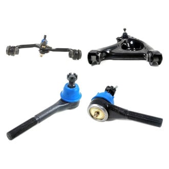 Mevotech® - Supreme™ Front Driver Side Lower and Upper Control Arm with Ball Joint and Tie Rod End Kit