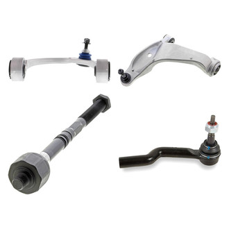 Mevotech® - Supreme™ Front Driver Side Lower and Upper Control Arm with Ball Joint and Tie Rod End Kit