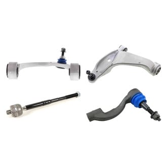 Mevotech® - Supreme™ Front Driver Side Lower and Upper Control Arm with Ball Joint and Tie Rod End Kit