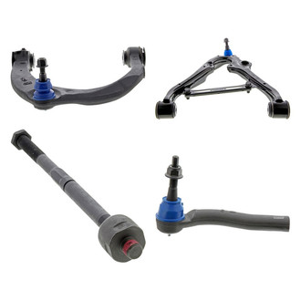 Mevotech® - Supreme™ Front Driver Side Lower and Upper Control Arm with Ball Joint and Tie Rod End Kit