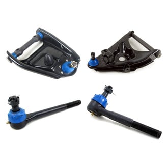 Mevotech® - Supreme™ Front Driver Side Lower and Upper Control Arm with Ball Joint and Tie Rod End Kit