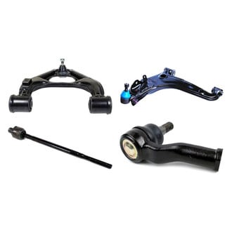 Mevotech® - Supreme™ Front Driver Side Lower and Upper Control Arm with Ball Joint and Tie Rod End Kit