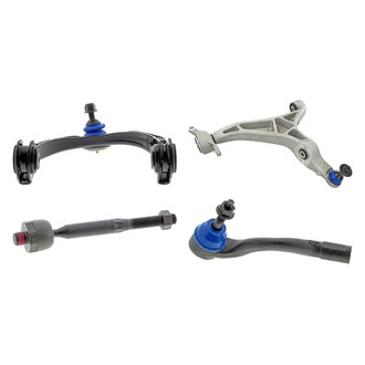 Mevotech® - Supreme™ Front Driver Side Lower and Upper Control Arm with Ball Joint and Tie Rod End Kit