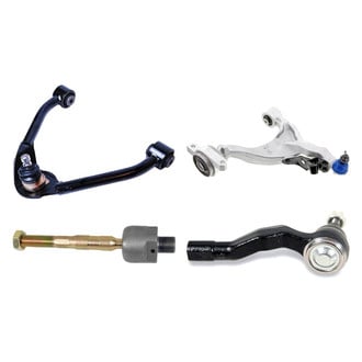 Mevotech® - Supreme™ Front Driver Side Lower and Upper Control Arm with Ball Joint and Tie Rod End Kit