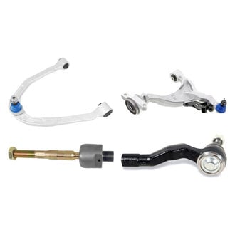 Mevotech® - Supreme™ Front Driver Side Lower and Upper Control Arm with Ball Joint and Tie Rod End Kit