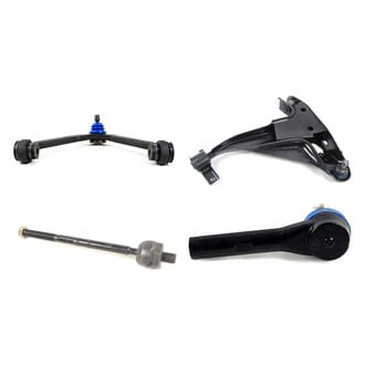 Mevotech® - Supreme™ Front Driver Side Lower and Upper Control Arm with Ball Joint and Tie Rod End Kit