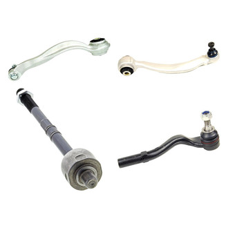 Mevotech® - Supreme™ Front Driver Side Lower and Upper Control Arm with Ball Joint and Tie Rod End Kit
