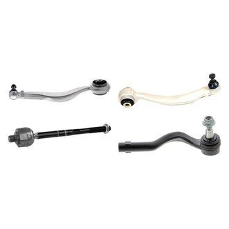 Mevotech® - Supreme™ Front Driver Side Lower and Upper Control Arm with Ball Joint and Tie Rod End Kit