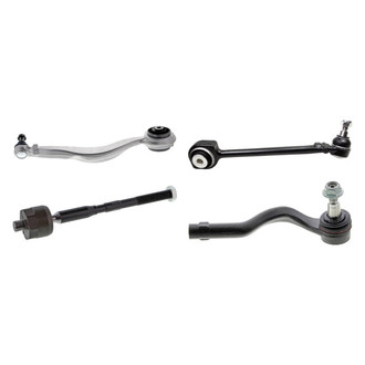 Mevotech® - Supreme™ Front Driver Side Lower and Upper Control Arm with Ball Joint and Tie Rod End Kit