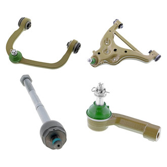 Mevotech® - TTX™ Front Driver Side Lower and Upper Control Arm with Ball Joint and Tie Rod End Kit