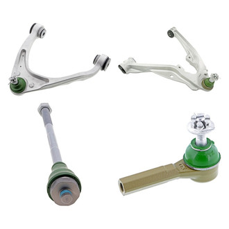 Mevotech® - TTX™ Front Driver Side Lower and Upper Control Arm with Ball Joint and Tie Rod End Kit