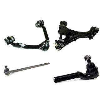 Mevotech® - Original Grade™ Front Driver Side Lower and Upper Control Arm with Ball Joint and Tie Rod End Kit