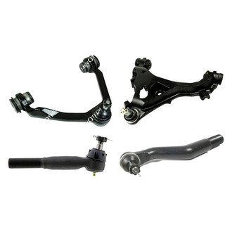 Mevotech® - Original Grade™ Front Driver Side Lower and Upper Control Arm with Ball Joint and Tie Rod End Kit