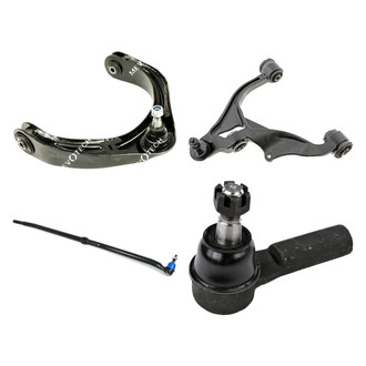 Mevotech® - Original Grade™ Front Driver Side Lower and Upper Control Arm with Ball Joint and Tie Rod End Kit