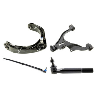 Mevotech® - Original Grade™ Front Driver Side Lower and Upper Control Arm with Ball Joint and Tie Rod End Kit