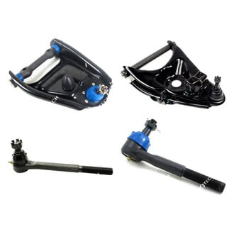 Mevotech® - Original Grade™ Front Driver Side Lower and Upper Control Arm with Ball Joint and Tie Rod End Kit