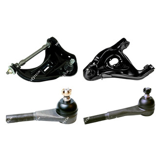 Mevotech® - Original Grade™ Front Driver Side Lower and Upper Control Arm with Ball Joint and Tie Rod End Kit