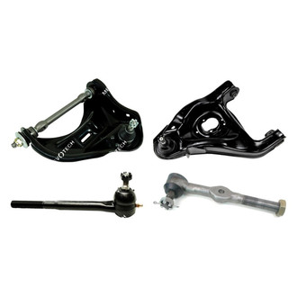 Mevotech® - Original Grade™ Front Driver Side Lower and Upper Control Arm with Ball Joint and Tie Rod End Kit