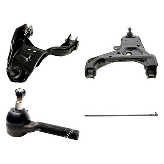 Mevotech® - Original Grade™ Front Driver Side Lower and Upper Control Arm with Ball Joint and Tie Rod End Kit