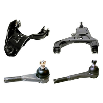 Mevotech® - Original Grade™ Front Driver Side Lower and Upper Control Arm with Ball Joint and Tie Rod End Kit