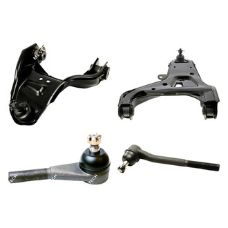 Mevotech® - Original Grade™ Front Driver Side Lower and Upper Control Arm with Ball Joint and Tie Rod End Kit