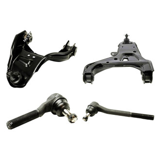 Mevotech® - Original Grade™ Front Driver Side Lower and Upper Control Arm with Ball Joint and Tie Rod End Kit
