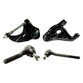 Mevotech® - Original Grade™ Front Driver Side Lower and Upper Control Arm with Ball Joint and Tie Rod End Kit