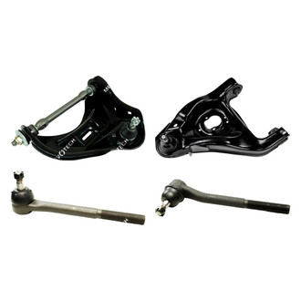 Mevotech® - Original Grade™ Front Driver Side Lower and Upper Control Arm with Ball Joint and Tie Rod End Kit