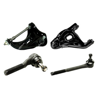 Mevotech® - Original Grade™ Front Driver Side Lower and Upper Control Arm with Ball Joint and Tie Rod End Kit
