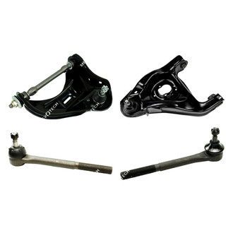 Mevotech® - Original Grade™ Front Driver Side Lower and Upper Control Arm with Ball Joint and Tie Rod End Kit