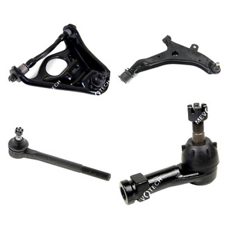 Mevotech® - Original Grade™ Front Driver Side Lower and Upper Control Arm with Ball Joint and Tie Rod End Kit