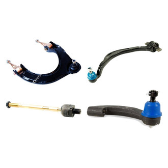 Mevotech® - Original Grade™ Front Driver Side Lower and Upper Control Arm with Ball Joint and Tie Rod End Kit