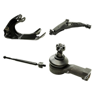 Mevotech® - Original Grade™ Front Driver Side Lower and Upper Control Arm with Ball Joint and Tie Rod End Kit