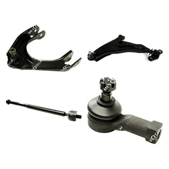 Mevotech® - Original Grade™ Front Driver Side Lower and Upper Control Arm with Ball Joint and Tie Rod End Kit