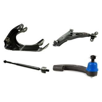 Mevotech® - Original Grade™ Front Driver Side Lower and Upper Control Arm with Ball Joint and Tie Rod End Kit